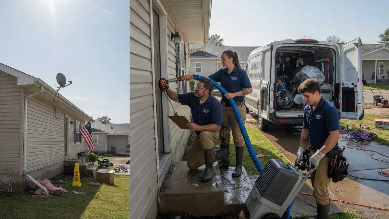 Ceiling Water Damage Restoration in Lane City, TX near me